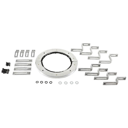 Motor Grounding Ring, 3 1/8 in dia. Shaft MPN:SGR-80-UKIT-2A4