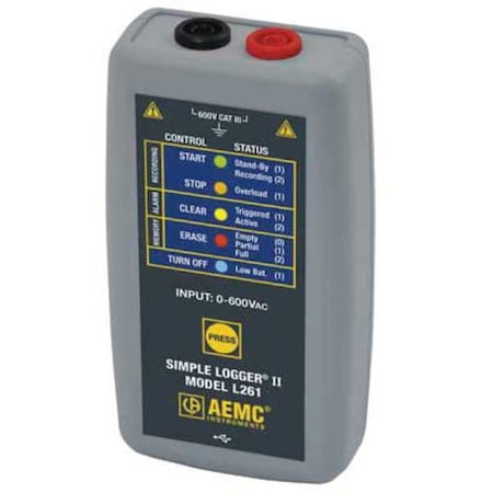 Voltage Data Logger, 0 to 600VAC/DC MPN:L261