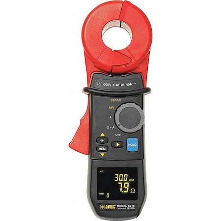 Clamp On Earth Tester, OLED Display MPN:6416