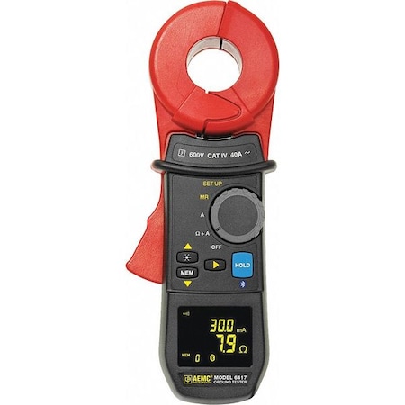 Clamp On Earth Tester, OLED Display MPN:6417