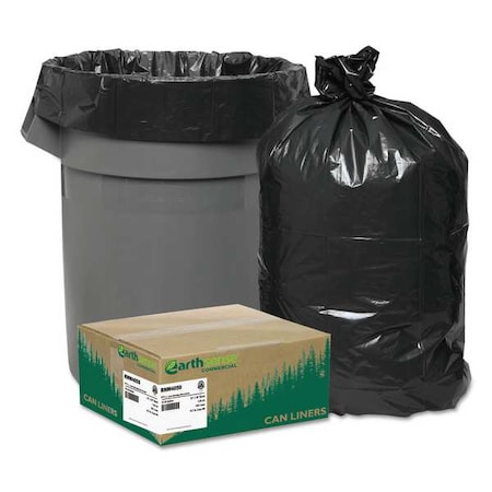 33 gal Trash Bags, 33 in x 39 in, Extra Heavy-Duty, 1.25 mil, Black MPN:RNW4050
