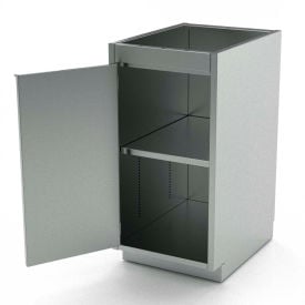AERO Stainless Steel Base Cabinet BC-1103 1 Hinged Door 1 Shelf 24
