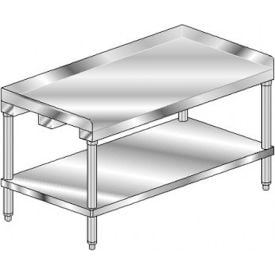 Aero Manufacturing Equipment Stand W/ Backsplash 18 Ga 430 Stainless Steel Top 30