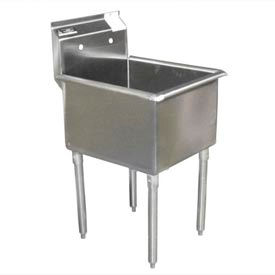 Aero Manufacturing Company® 2S1-1824 Premium SS Non-NSF One Bowl Sink 2S1-1824