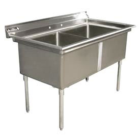 Aero Manufacturing Company® 3F2-3030 Two Bowl Deluxe SS NSF Sink 3F2-3030