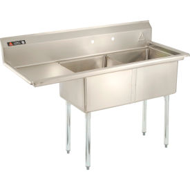 Aero Manufacturing Company® Stainless Steel Sink Left Sided Drainboard AF2-1818-18L