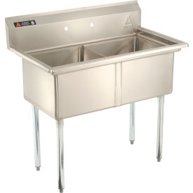 Aero Manufacturing Company® AF2-1818 Two Bowl SS sink 18 x 18 AF2-1818