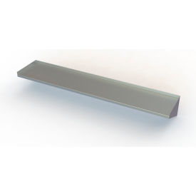 Aero Manufacturing 4BW-1296 16 Gauge Wall Mount Shelf With One Inch Lip - 430 Stainless Steel - 96