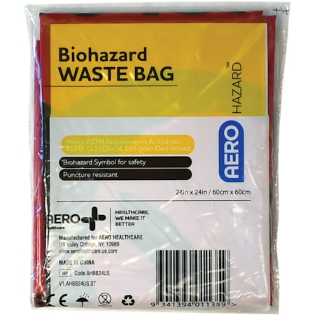 Biohazard Bag 24inx 24in MPN:AHBB24US
