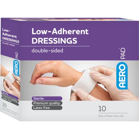 Low Adherent Dressing 2in x 3in 10/box MPN:APD57510SUS