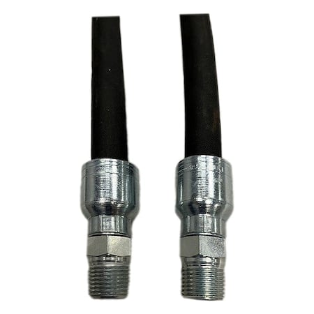 Wire Braided Hydraulic Hose Assembly MPN:EC215-06-4MP-4MP-36