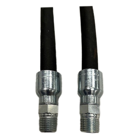 Wire Braided Hydraulic Hose Assembly MPN:EC215-12-12MP-12MP-120
