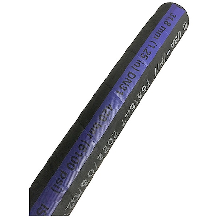 Hydraulic Hose, 1 ft L, Black MPN:EC600-20-50