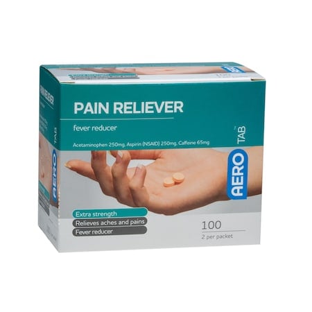 Pain Reliever Tablets 100/Box MPN:ATPR100