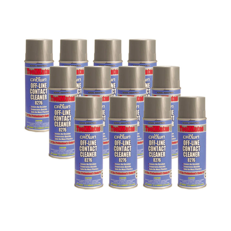 Aervoe Off Line Aerosol Contact Cleaner, 10.9 Oz Can, Case Of 12 MPN:8276