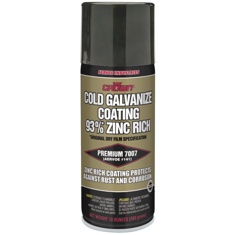 Aervoe Cold Galvanizing Compound, 16 oz Aerosol Can MPN:7007