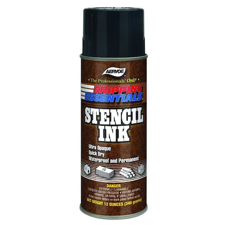 Stencil Ink, 16oz., Yellow MPN:2802