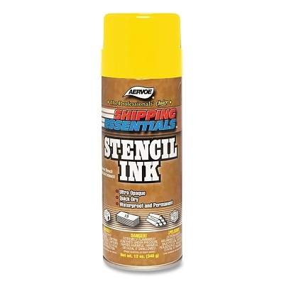 16 Oz Yellow Stencil Ink(12 Oz Net) MPN:2802