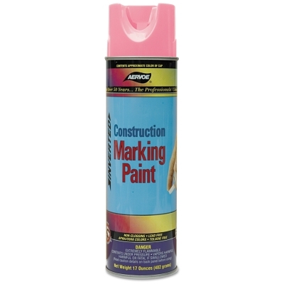 Fluorescent Pink 16 Oz w/B Marking Paint MPN:249