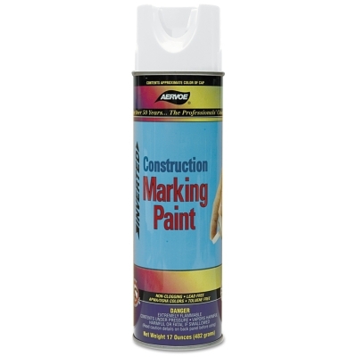 White 16 Oz Water Basedmarking Paint MPN:255