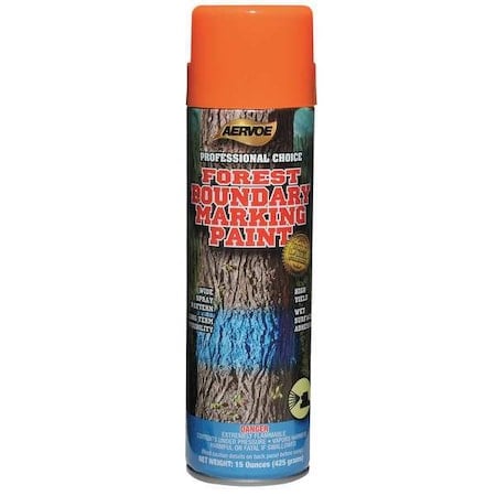 Forest Boundary Marking Paint, 15 oz., Orange, Solvent -Based MPN:5320