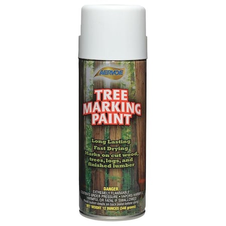 Tree Marking Paint, 12 oz., White, Solvent -Based MPN:670