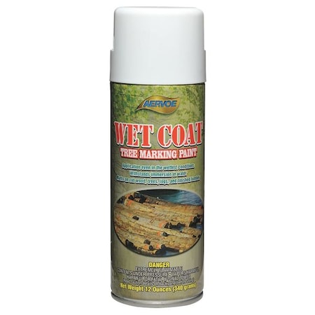 Tree Marking Paint, 12 oz., White, Solvent -Based MPN:694
