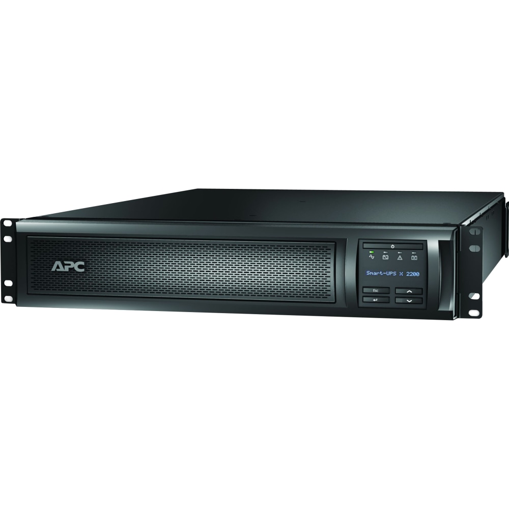APC by Schneider Electric Smart-UPS X SMX2200RMLV2U 2200 VA Rack-mountable UPS - 2U Rack-mountable - 3 Hour Recharge - SMX2200RMLV2U MPN:SMX2200RMLV2U