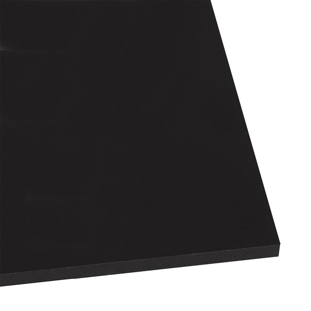 Plastic Sheets, Material: HDPE , Thickness (Inch): 1/2 , Width (Inch): 12 , Color: Black , Hardness: Shore 60D  MPN:SMARBK.500X12.0