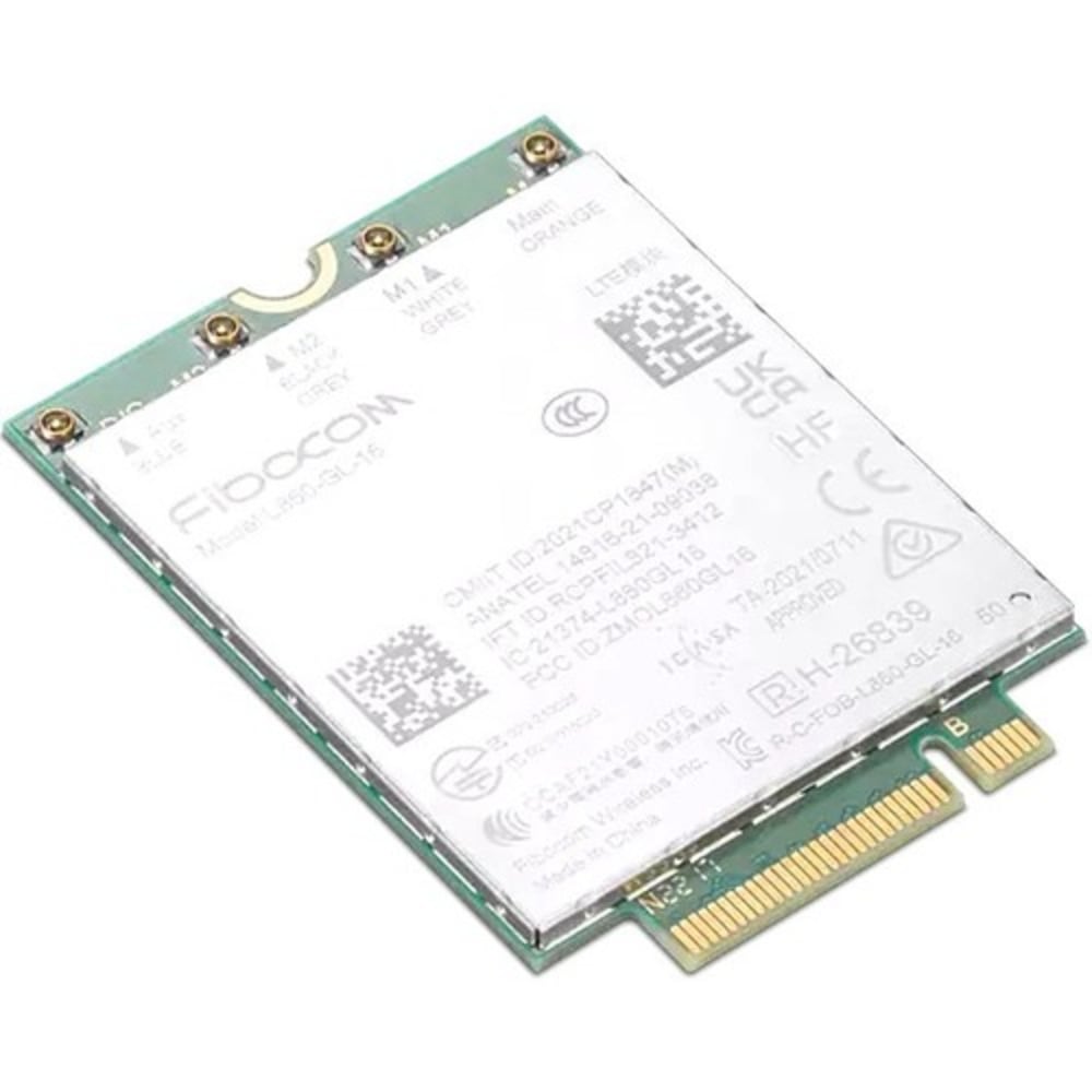 Fibocom L860-GL-16 - Wireless cellular modem - 4G LTE - M.2 Card - for ThinkPad X1 Nano Gen 2 21E8, 21E9; X1 Yoga Gen 7 21CD, 21CE MPN:4XC1K20992