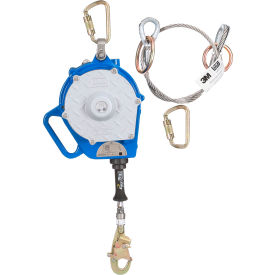 3M™ DBI-SALA Sealed-Blok 3 Way Retrieval Self Retracting Lifeline SS Cable & Snap Hook 50'L 7100318432