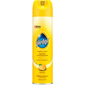 Pledge® Furniture Polish Lemon 9.7 oz Aerosol Spray 6/Carton SJN336298