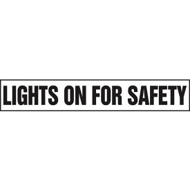 AccuformNMC™ Lights On For Safety Sign Adhesive Reflective Sheet 4