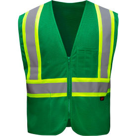 GSS Enhanced Visibility Vest 2XL/3XL Forest Green 3138-2XL/3XL