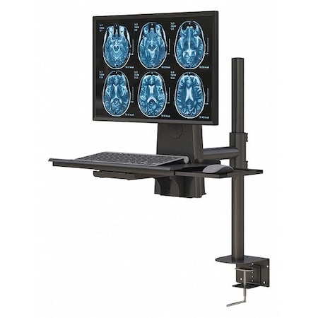 Clamp Monitor Arm w/Keyboard Tray MPN:771591G