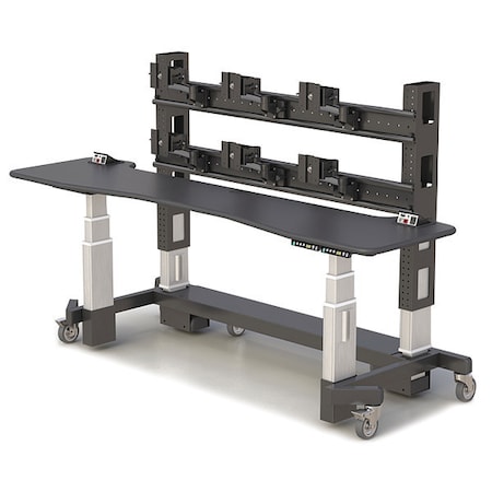 Adjustable Sit Stand Up Security Desk MPN:772175G
