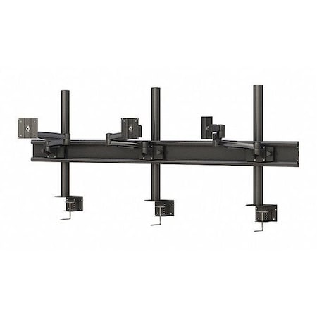 Triple Computer Monitor Stand Desk Clamp MPN:772235G