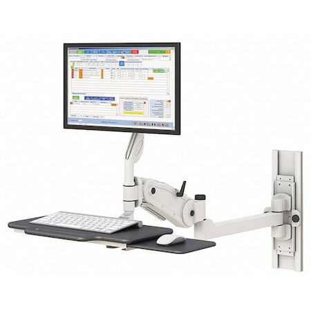 Wall Mounted Monitor Arm w/Keyboard Try MPN:772240G