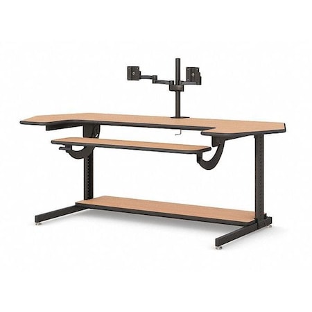 Hexagon Shaped Computer Table MPN:772300G
