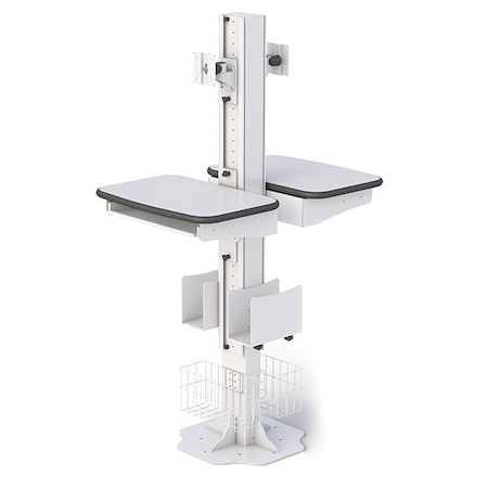 Floor Mounted Industrial Computer Stand MPN:772323G