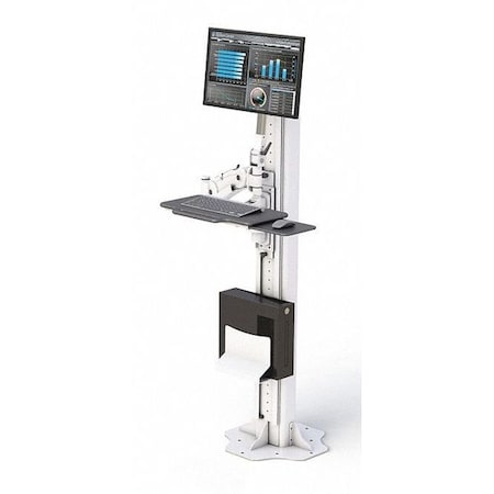 Floor Mount Computer Station MPN:772404G