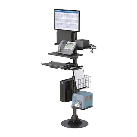 Stationary Pole Mount Computer Stand MPN:772459G