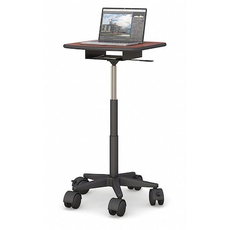 Adjustable Wood Laminated Laptop Cart MPN:771883G