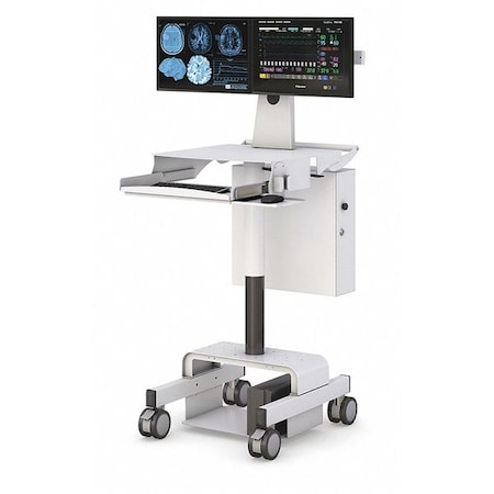 Computer Cart w/Dual Monitor Mounts MPN:771889G