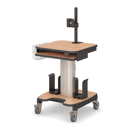 Medical Computer Desk Cart on Wheels MPN:772221G