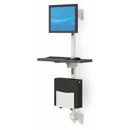 Mounted Pole-Type Computer Workstation MPN:772376G