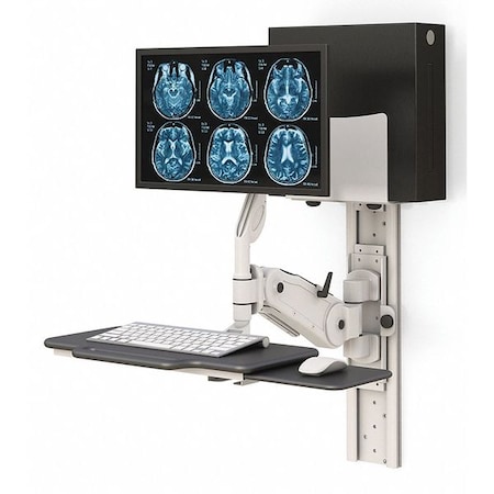 Mounted Sit Stand Computer Workstation MPN:772377G