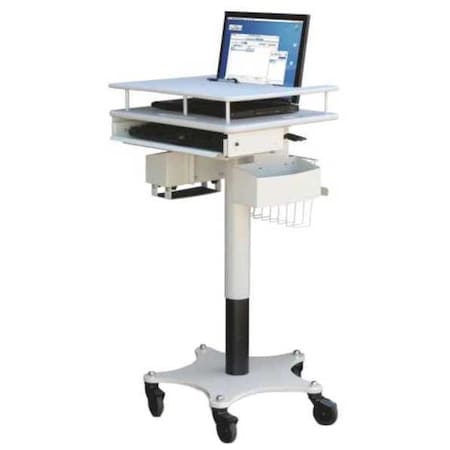 Laptop Cart, 27-1/2 to 43-1/2