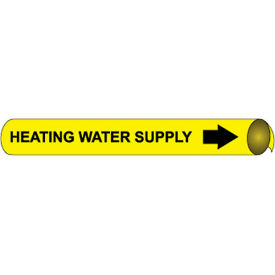 NMC™ Precoiled & Strap-On Pipe Marker Heating Water Supply Fits 3-3/8