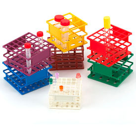 Wireless Tube Rack 30mm Half Size 9-Place Nylon Red 456845R